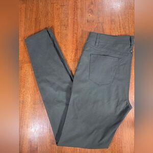 Prana Olive Green Stretch Skinny Pants Size 10